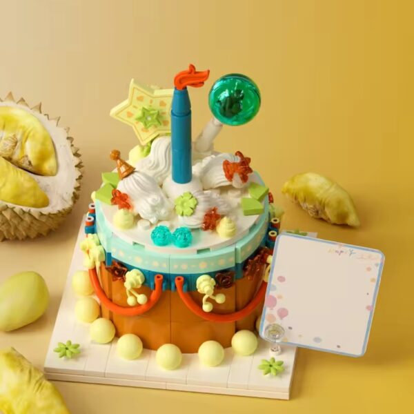 Food Series Kids Educational Toy 5 Styles Beautiful Delicious Cake Alice Afternoon Tea Heart Cake Kids Building Block - Изображение 2
