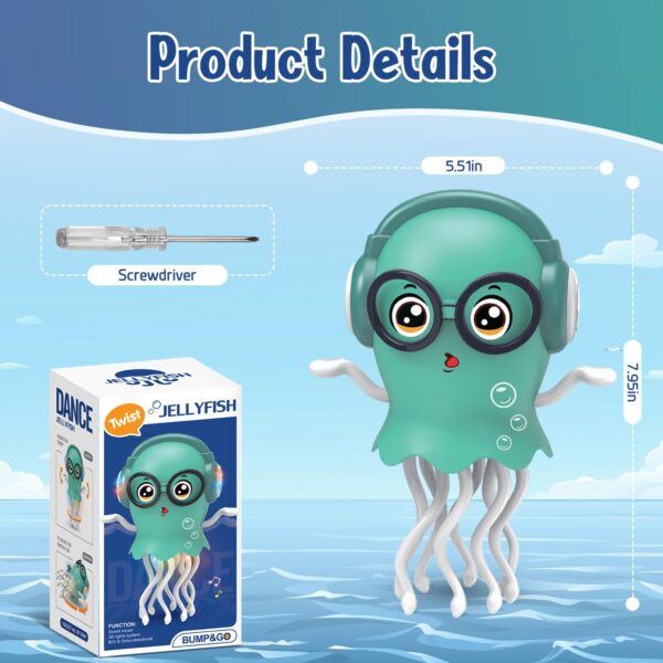 Magic Dancing Octopus Toy Auto-Sensing Floating Robot with Obstacle Avoidance - 画像 6