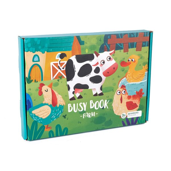 Trending Products New Early Learning Educational Toys Baby Busy Book Activity Farm Montessori Busy Book for Kids - 画像 6