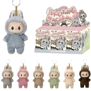 100% Original Pop Mart Wholesale V3 Blind Box Dolls Mystery Box Macarons Vinyl Plush Figure Labubu(6Pcs/Set)
