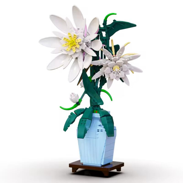 Factory Plastic Flower Bouquet Building Blocks Bricks Set Custom OEM ODM Home Decoration and Toy for Kids