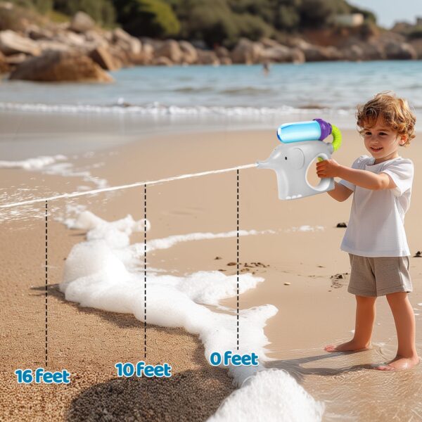 Water Gun Electric Cartoon Elephant Automatic Shooting Game Toy Kids Water Guns with Tanks - 画像 5