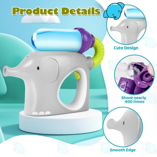 Water Gun Electric Cartoon Elephant Automatic Shooting Game Toy Kids Water Guns with Tanks - 画像 4