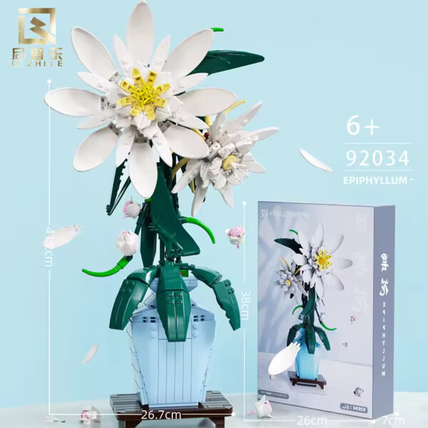 Factory Plastic Flower Bouquet Building Blocks Bricks Set Custom OEM ODM Home Decoration and Toy for Kids - 画像 5