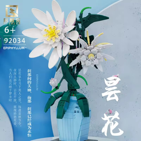 Factory Plastic Flower Bouquet Building Blocks Bricks Set Custom OEM ODM Home Decoration and Toy for Kids - 画像 6