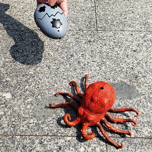 Remote Control Infrared Octopus With Light Battery Operated Animals Rc Toy Octopus Crawling Octopus With Rc - Image 6