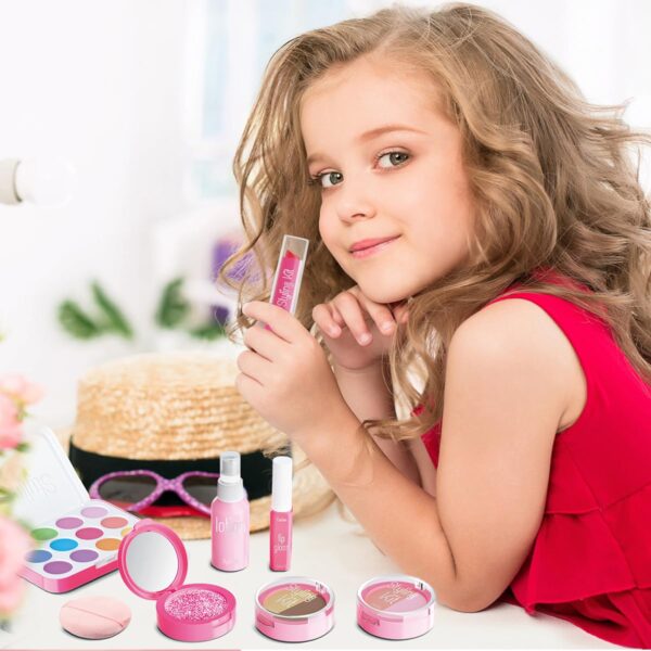 Girls New Simulation Dress up High Quality Make up Toy Play Set for Kids Girls Pretend Play Kits Toys for Children - 画像 2