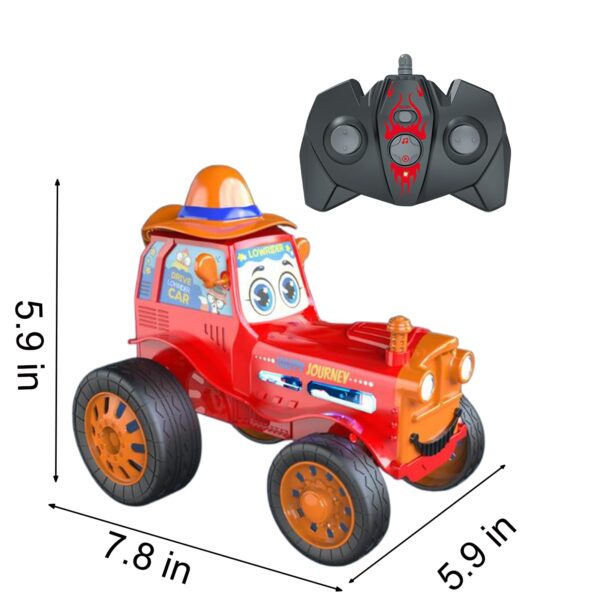 New 2.4G Crazy Stunt Jumping Car Funny Electric Remote Control Stunt Dancing Toy Car With Music Light - 画像 5