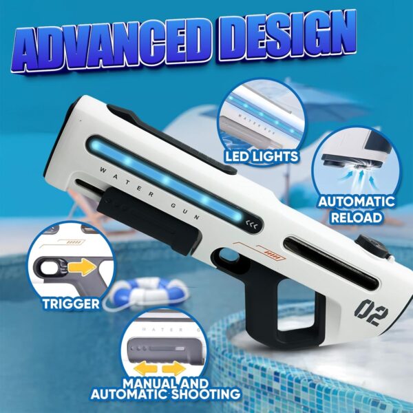 Handheld High Pressure Easy Fill Manual Water Bairsoft Blaster Gun Wholesale Children Electric Cheap Water Guns - Image 6