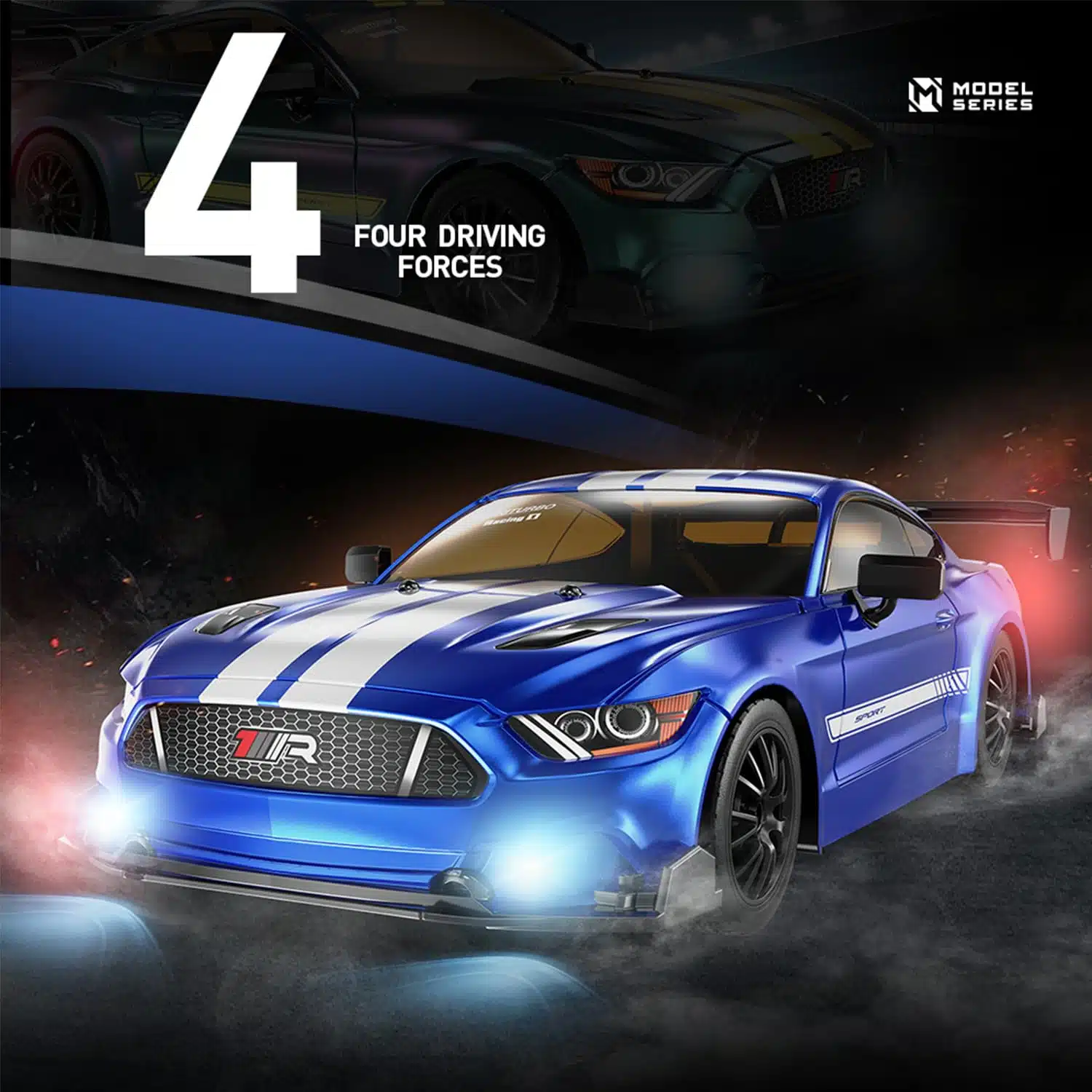 Vente à chaud 1:16 RC Drift Car 4wd 30 + Km / H Car VO de RC à grande vitesse proportionnelle - Image 4