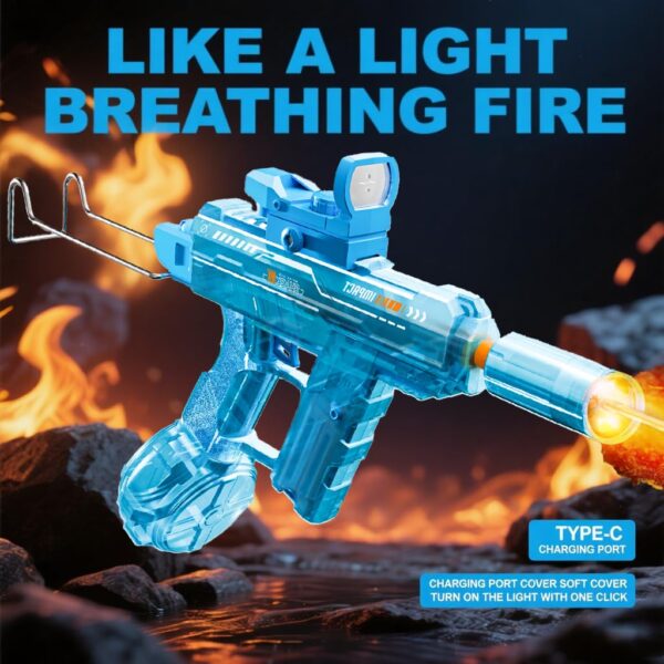 Wholesale Mini Uzi Electronic Automatic Water Pistol Toy Outdoor Shooting Games Rechargeable Automatic Water Gun - 영상 6