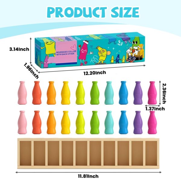New Early Educational Color Matching Wooden Toys for Kids Memory Game Children Simulation Bottle Color Challenge Game Toy - Image 7