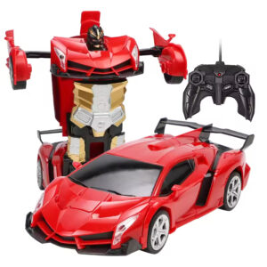 Transform RC Car Robot Radio Remote Control Robot Deformation One Click Deformation 1:18 Scale Transform Remote Control Car