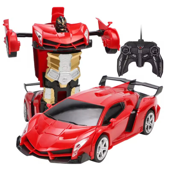 Transform RC Car Robot Radio Remote Control Robot Deformation One Click Deformation 1:18 Scale Transform Remote Control Car
