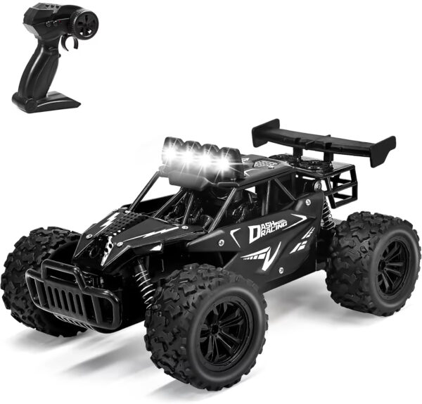 1:16 2.4GHz High Speed 20KM/H Remote Control Car with LED Headlight