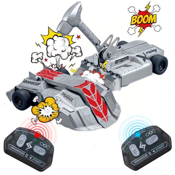 Two-Player Competitive PK Game Remote-Controlled Mini Battle Armored Vehicle Electric Rc Combat Fighting Car - Image 7