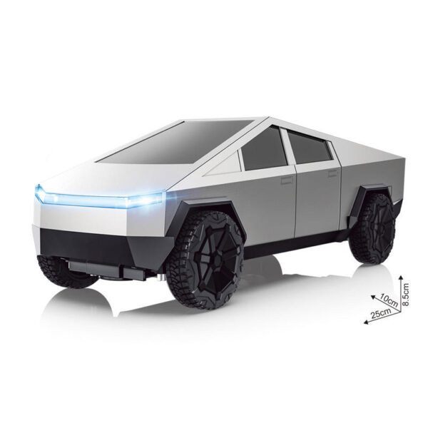 1:24 Cybertruck Pickup Alloy Car Model Diecasts Metal Toy Off-road Vehicles Car Model Simulation Sound and Light Kids Gift - Imagem 4