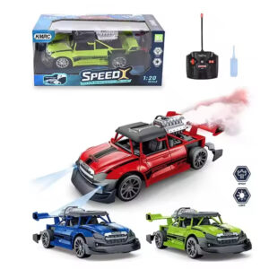 Kids Remote Control Car 1:20 Scale Stunt Car Toy with Spray Function Rc Car with Light Boys Toy