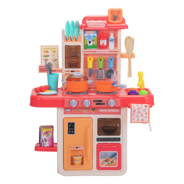 75CM 46PCS Children's Simulate Mini Kitchen Pretend Play Set Toys Cooking Food Toys