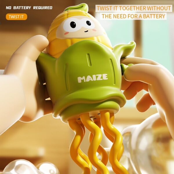 On-Chain Children's Wind-Up Toys Dancing Corn Moving Magic Dancing Corn Fun Early Educational Baby Crawling Toys - تصویر 5