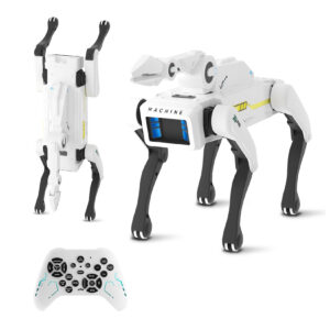Interactive Robot Dog App-Enabled STEM Learning RC Fire Bullet Robot Dog Funny Multifunctional Smart Robotic Toy for Kids