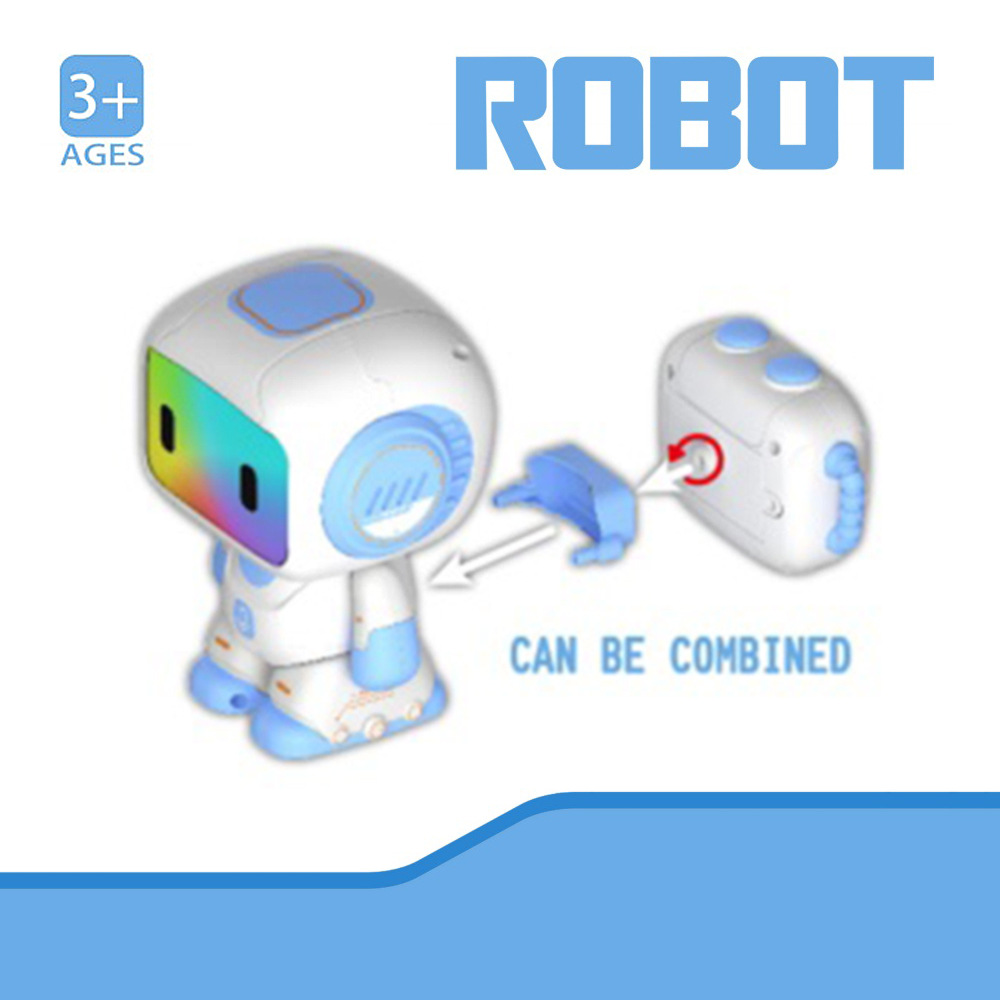 New 2.4GHz Wireless Programming Intelligent Rc Robot Mechanical Walking Dancing Musical Robot with Color Light - 영상 6