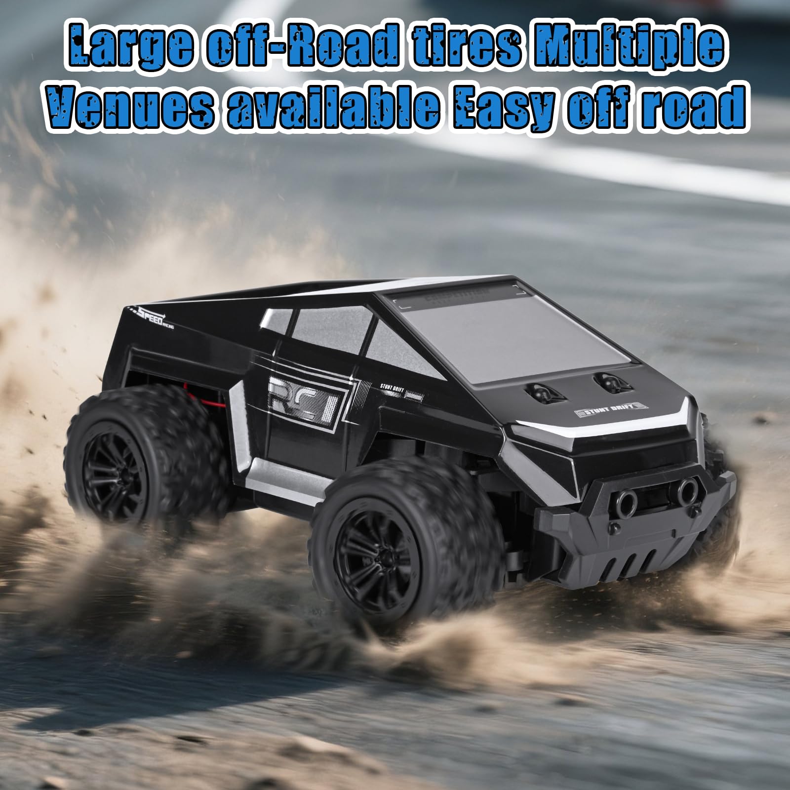 새로운 1:20 Off-Road Monster 12KM/H 2.4G High-Speed Remote Control Car with Phone Control - 영상 3