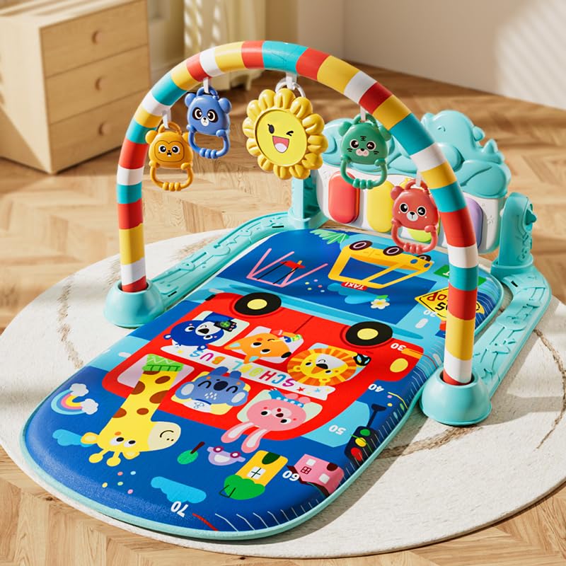 Multi-functional Activity Fitness Play Piano Gym Baby Play Gym Musical Mat Baby Gyms Play Mats - Image 6