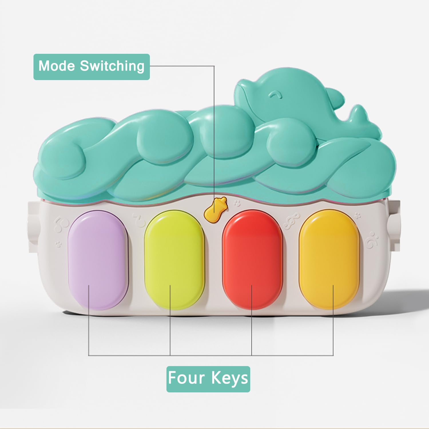 Multi-functional Activity Fitness Play Piano Gym Baby Play Gym Musical Mat Baby Gyms Play Mats - Image 2