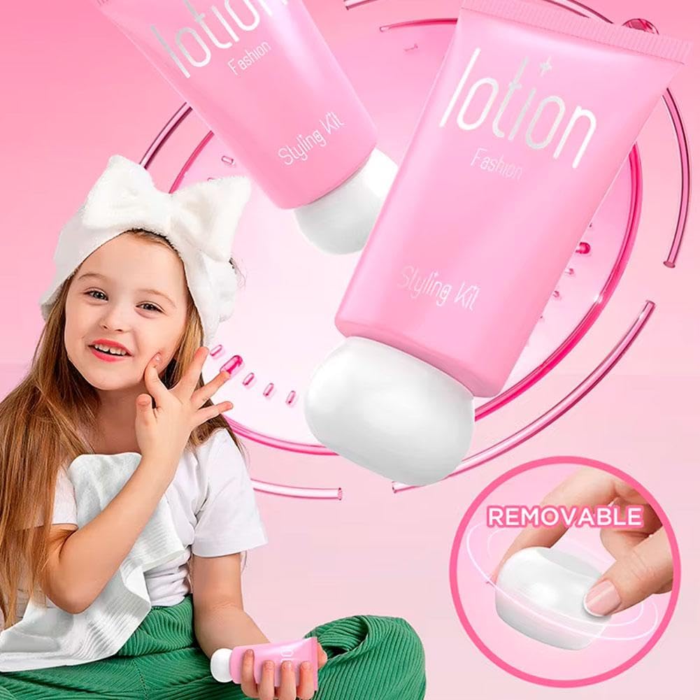 Simulation Dress up Pretend Play Stuling Kit Beauty Fashion Cosmetics Girls Toy Makeup Toys Kid Set - 영상 4