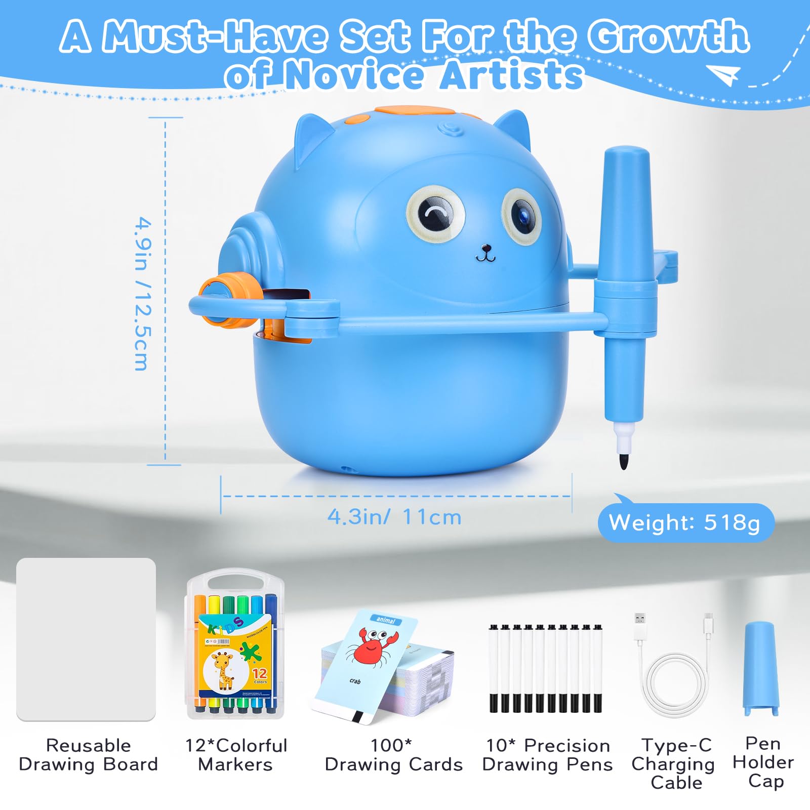 Children Automatic Drawing Smart Robot Other Educational Toys Drawing Robot for Kids - 영상 6