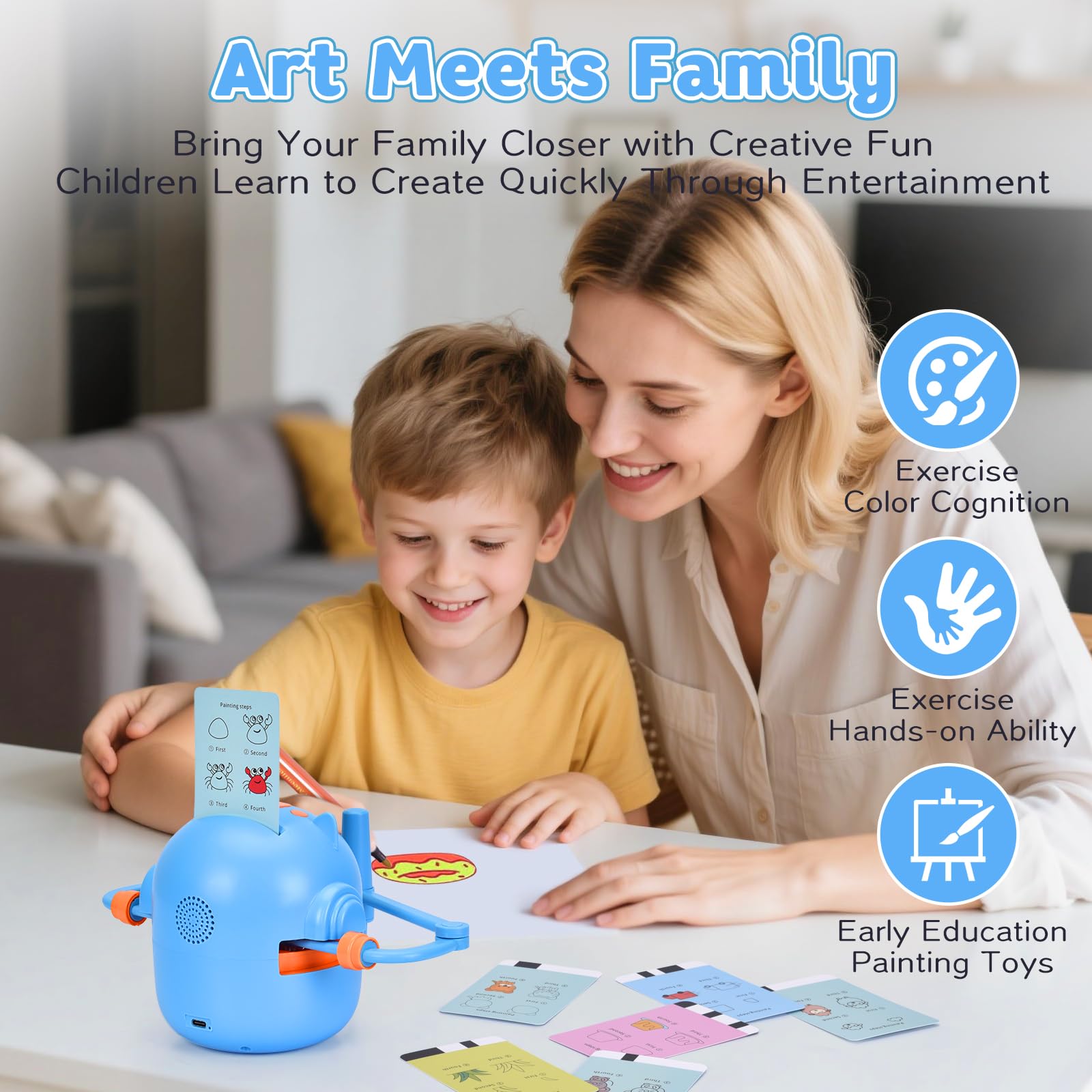 Children Automatic Drawing Smart Robot Other Educational Toys Drawing Robot for Kids - 영상 5