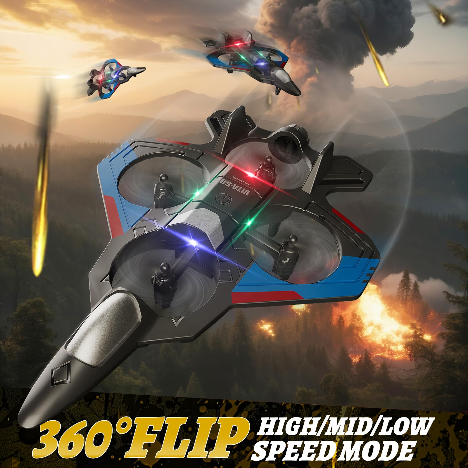 Remote Control RC Airplane Children's Fighter Model Glider Drone Toy RC Planes Remote Control Airplane - 영상 5