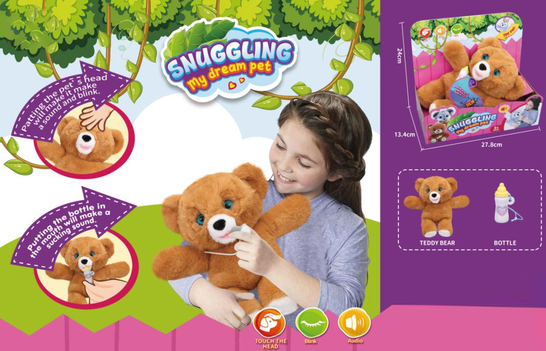 Wholesale Stuffed Animals Plush Pet Koala Toy Comforter for Toddlers | lulufamily - 영상 2