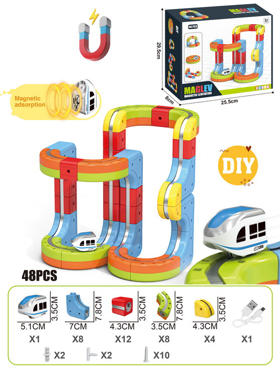 DIY Race Car Track Building Kits Flexible Car Track Magical Train Set Railway Building Block Toys Magical Track Toys - 영상 5