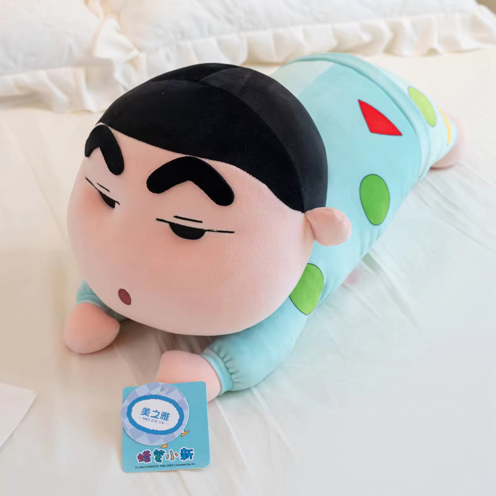 Wholesale Cuddly Toys CrayonShin-chan Prone Sleeping Dress-style Plush Toy Cute Sleeping Pose Plush Doll - Image 6