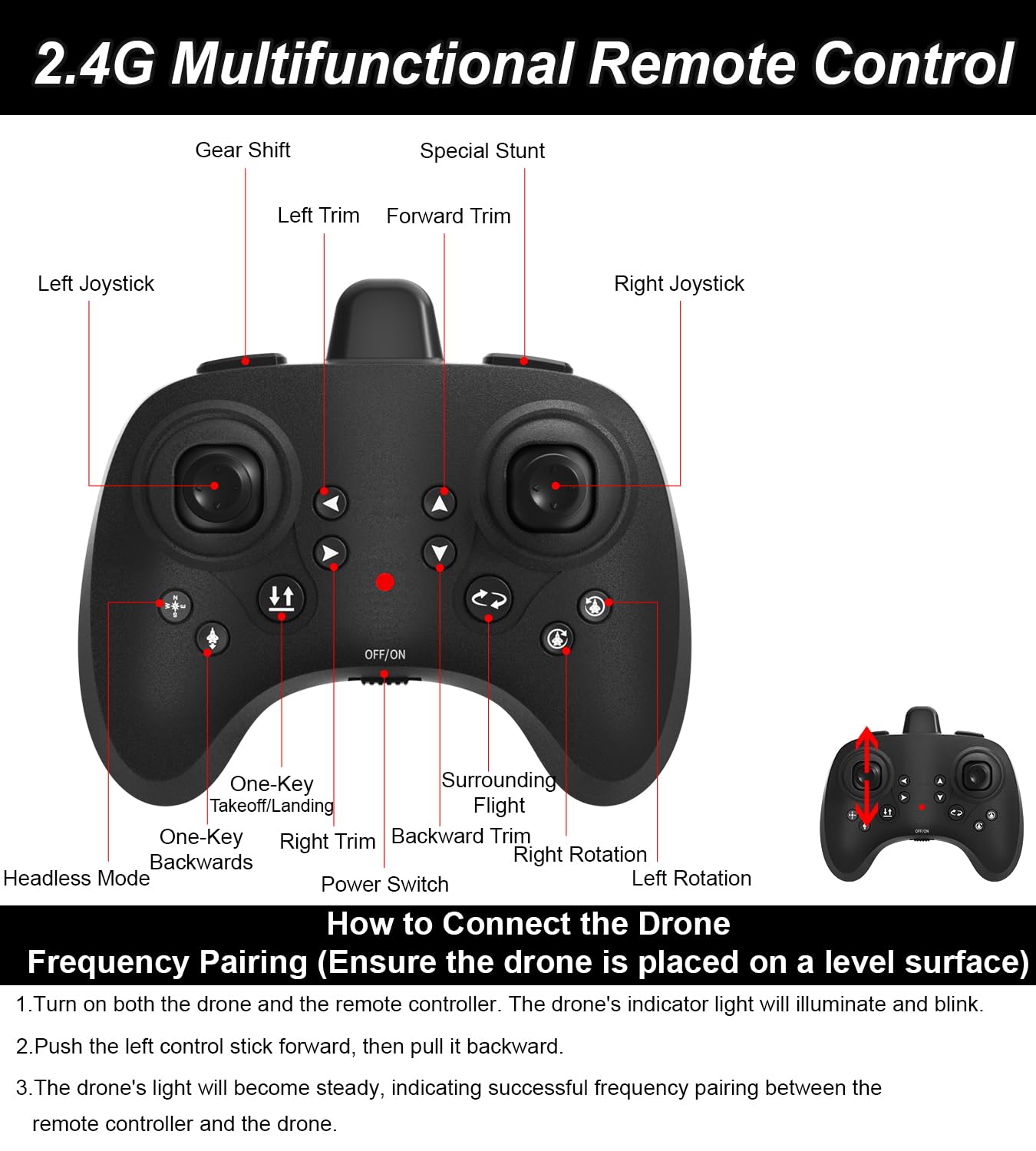 Airplane Toys Remote Control Wireless Foam Small Drone Foam Remote Control Airplanes RC Planes for Kids - 영상 4