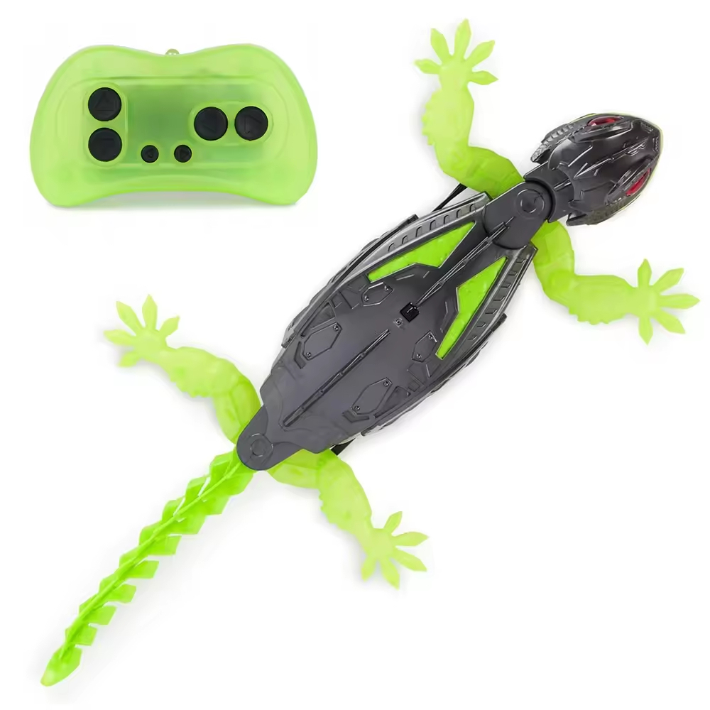 New IR Wall Crawler Gecko Rechargeable Infrared Remote Control Robot Toy Wall Climbing Gecko RC Toy - 영상 3