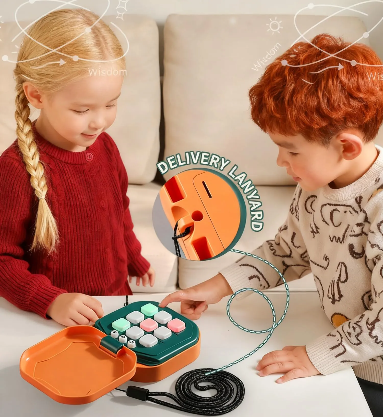 New Puzzles Portable Handheld Games Electronic Tic Tac Toe Game for Educational Memory Growth - Image 2