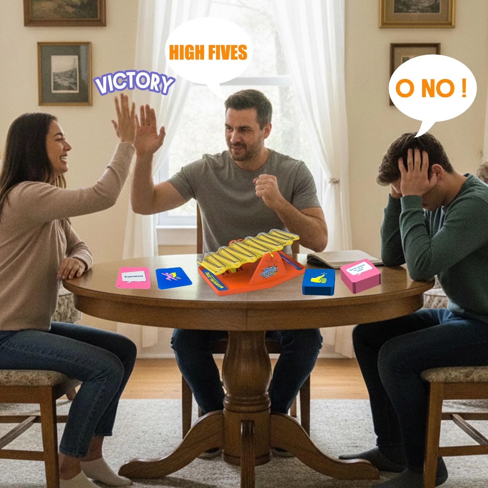 Fast-paced Family Night Game Rocking Marble Run Seesaw Plastic Tilt and Shout Game Board Game - Image 6