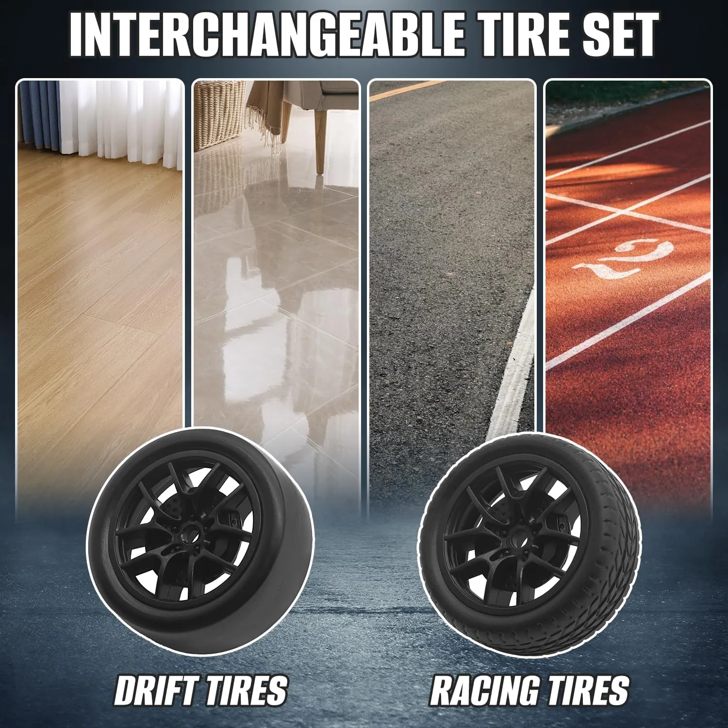 1 24 Scale 4WD 2 4GHz High Speed 20KMH LED Linkage Light Set Indoor Mini Electric Racing Full Remote Control Drift RC Car - Image 7