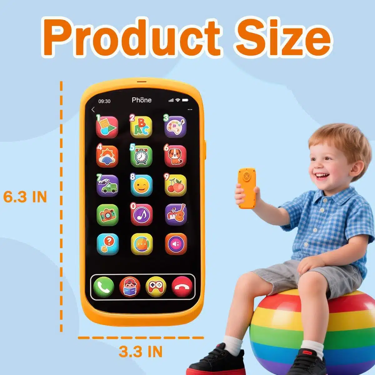 Educational Baby Music Light Toddler Learning Smart Mobile Cellphone Gift Interactive Electronic Play Preschool Toy Phone - Image 7