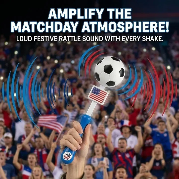 Vibrant Handheld National Team Flag Design Fan Gear Props for World Cup Matches Soccer Noisemaker Cheering Sticks - Image 5