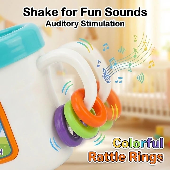 Early Learning Grasping Hand Shaker Rings for Infants Toddlers Interactive Sensory Baby Juice Cup Baby Rattle Toy - Image 6