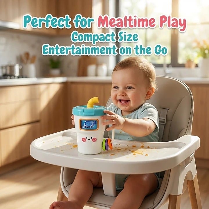 Early Learning Grasping Hand Shaker Rings for Infants Toddlers Interactive Sensory Baby Juice Cup Baby Rattle Toy - Image 5