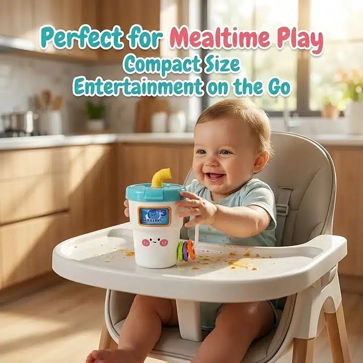 Early Learning Grasping Hand Shaker Rings for Infants Toddlers Interactive Sensory Baby Juice Cup Baby Rattle Toy - Image 5