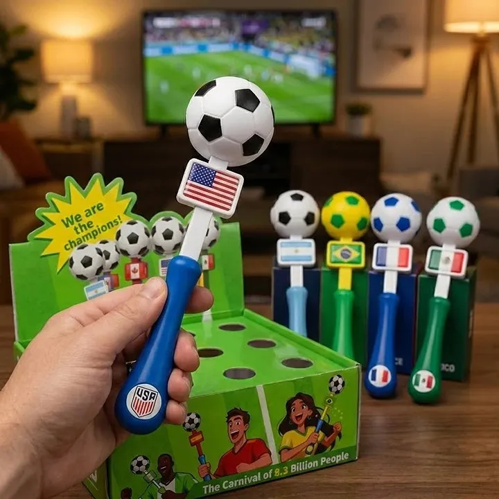 Vibrant Handheld National Team Flag Design Fan Gear Props for World Cup Matches Soccer Noisemaker Cheering Sticks - Image 2