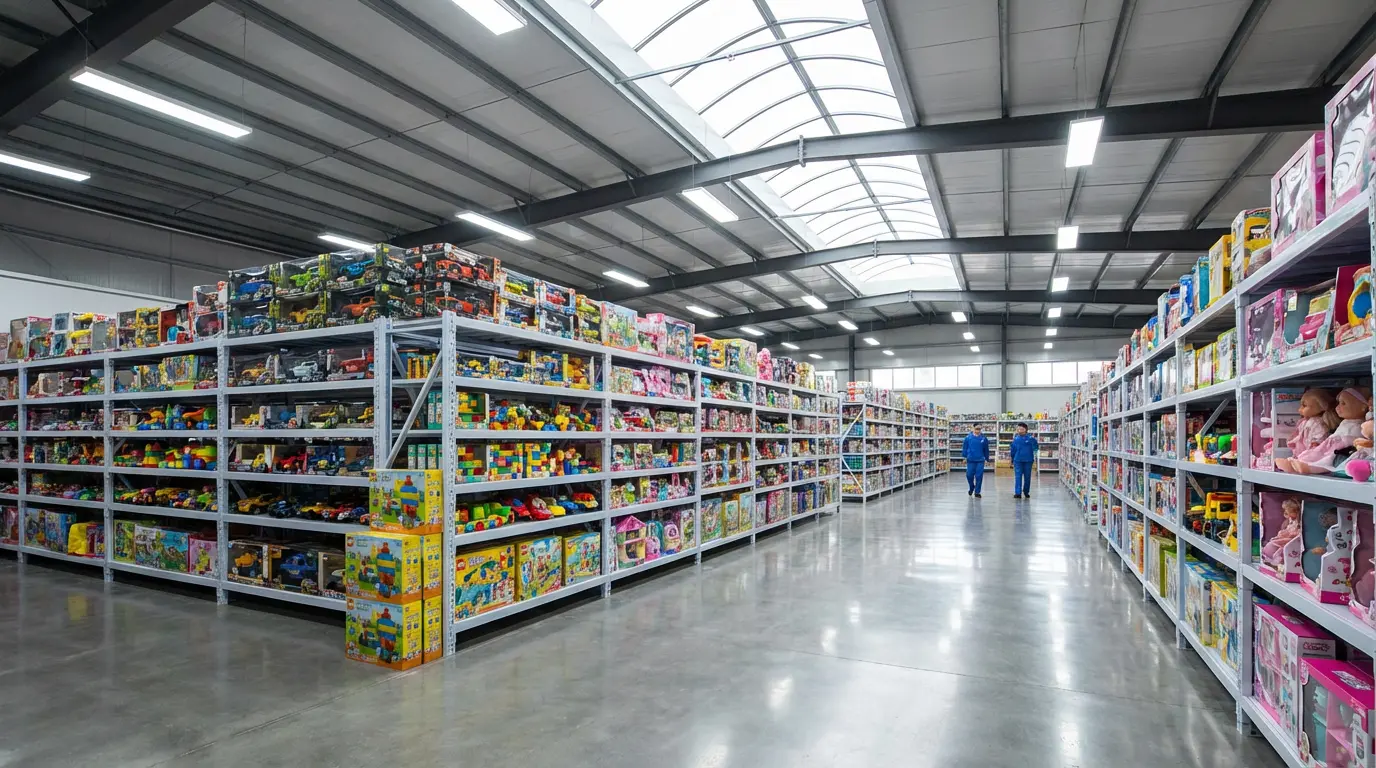 Wholesale toy factory showroom 6000 sqm in Chenghai China — LuluFamily
