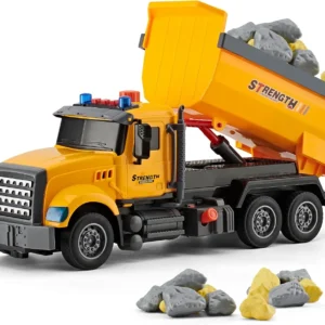 Wholesale dump truck toy with lights and sound by LuluFamily