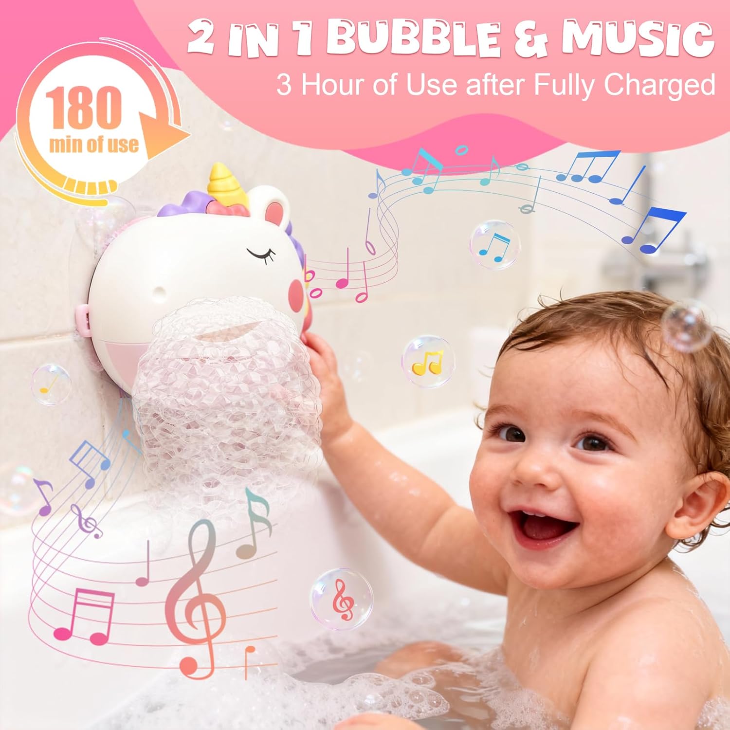 Wholesale Unicorn Bubble Bath Toy - Image 5